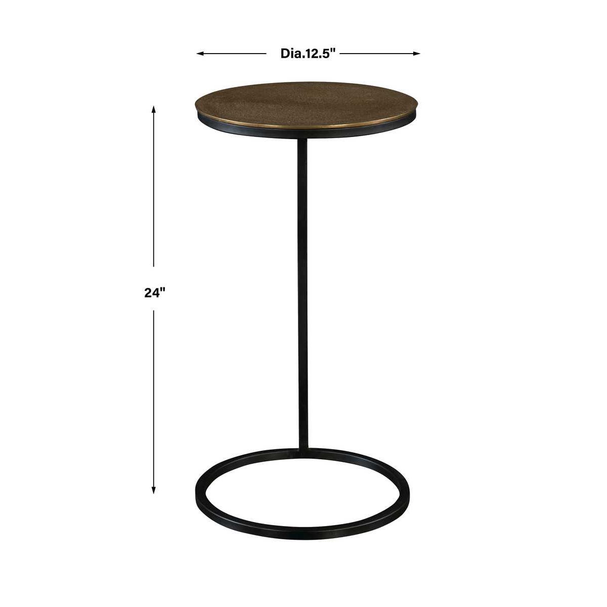 Brunei Accent Table, Gold