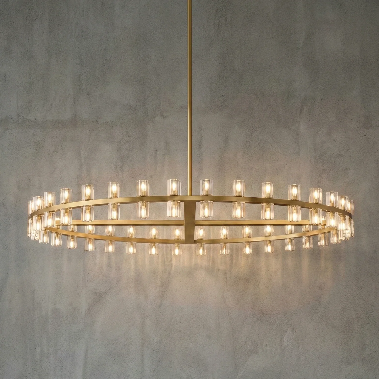 CrystalRay Linear Chandelier Series