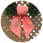 Linen Sashes: Mango / 54 inches