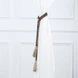 55" Brown Wood Bead Garland With Tassels