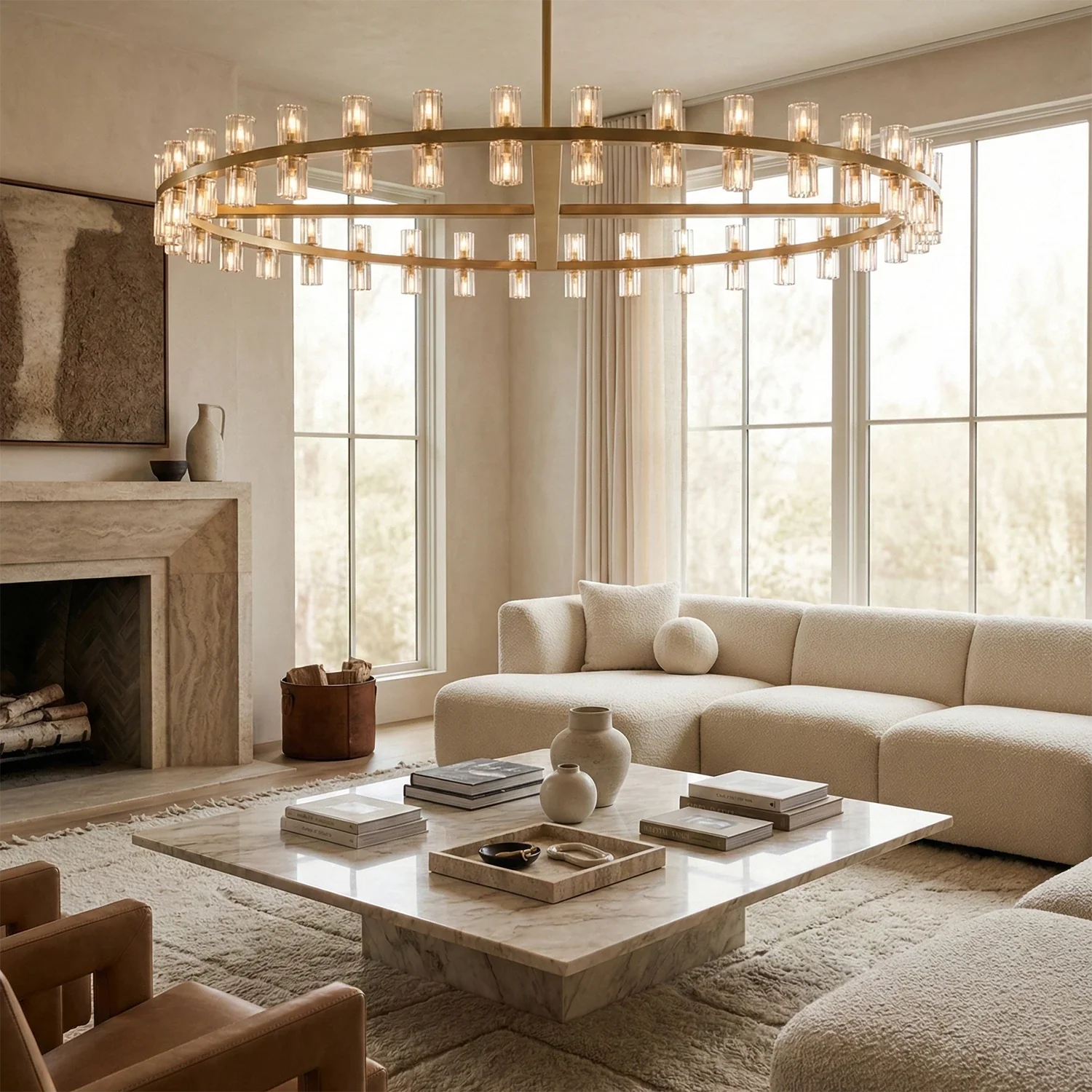 CrystalRay Linear Chandelier Series