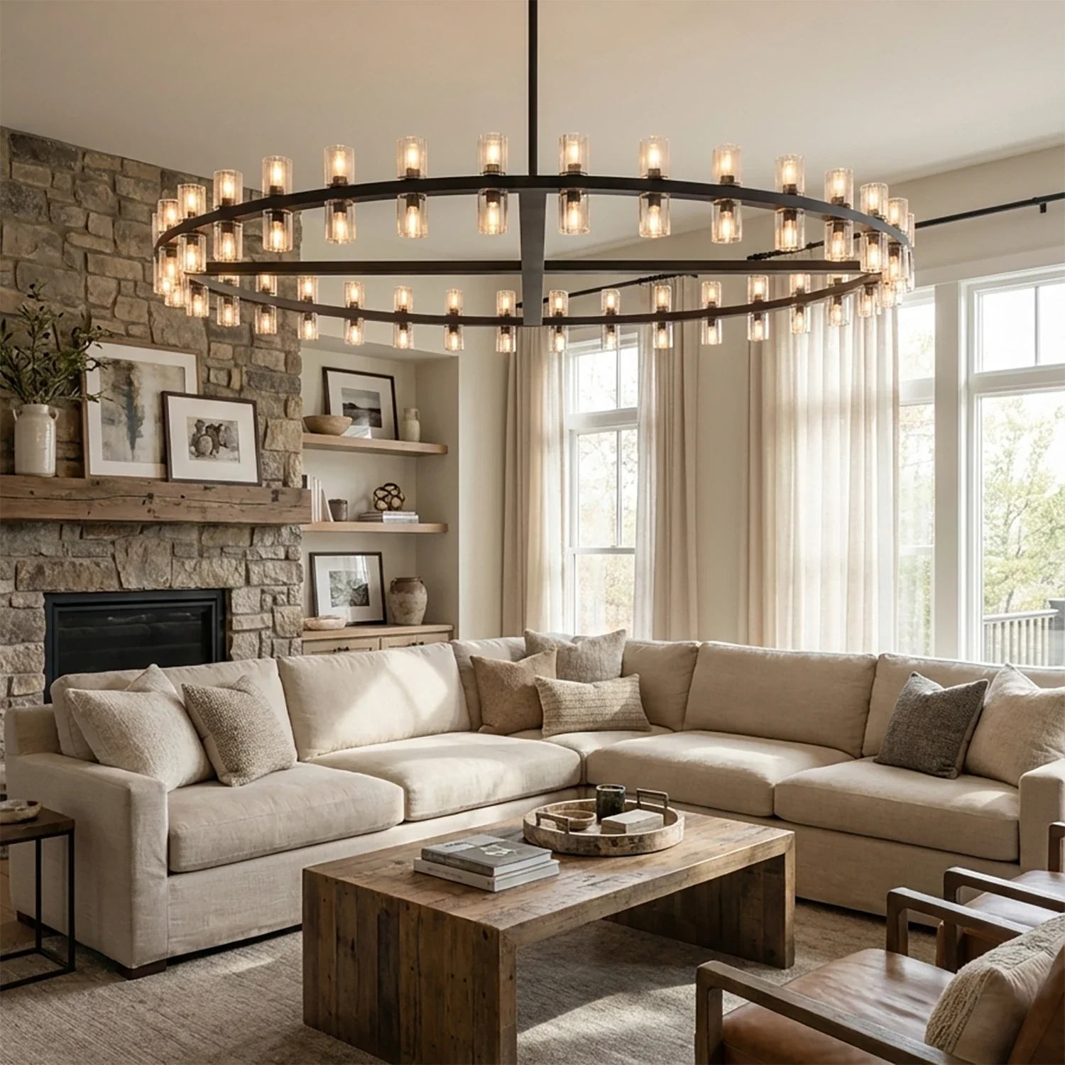 CrystalRay Linear Chandelier Series