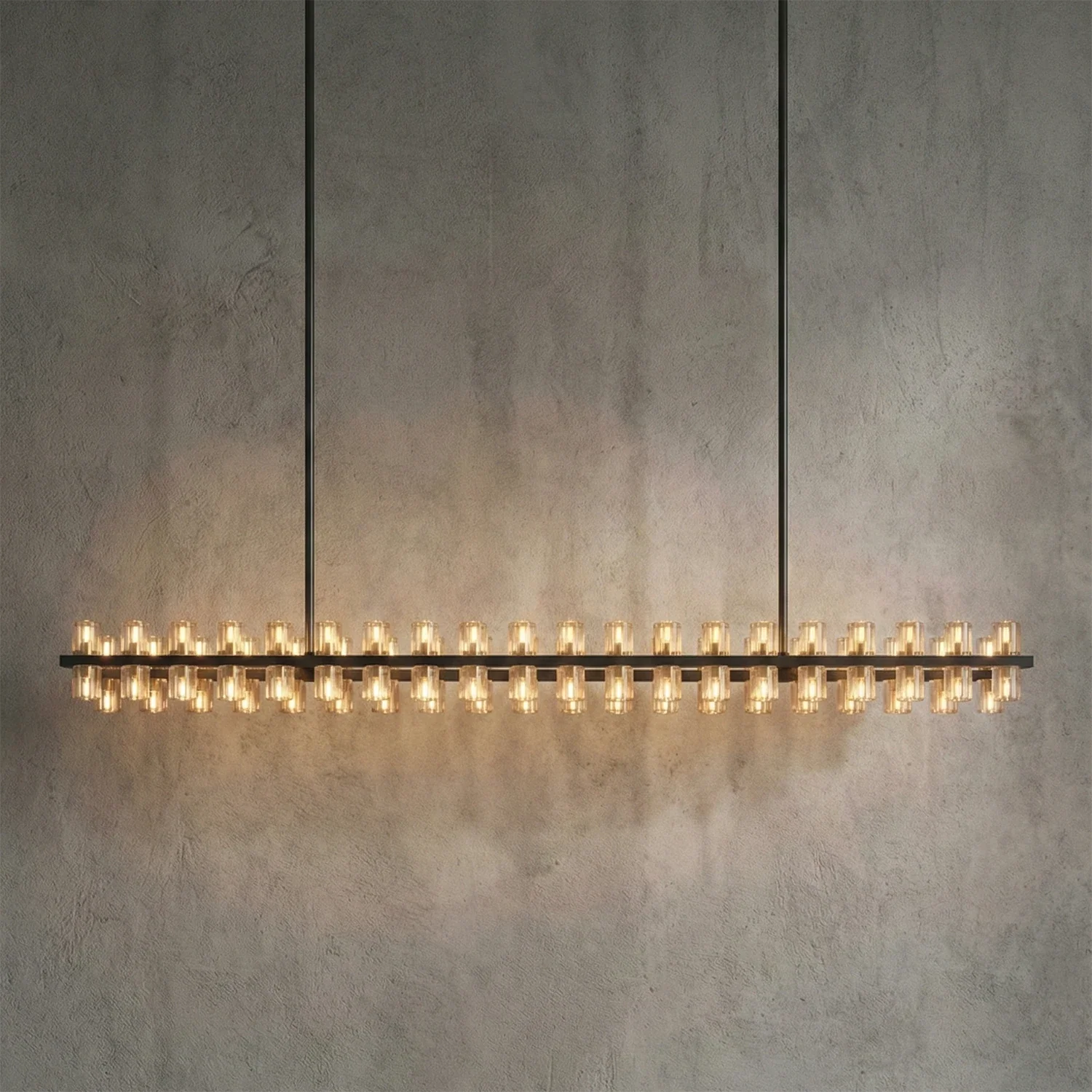 CrystalRay Linear Chandelier Series