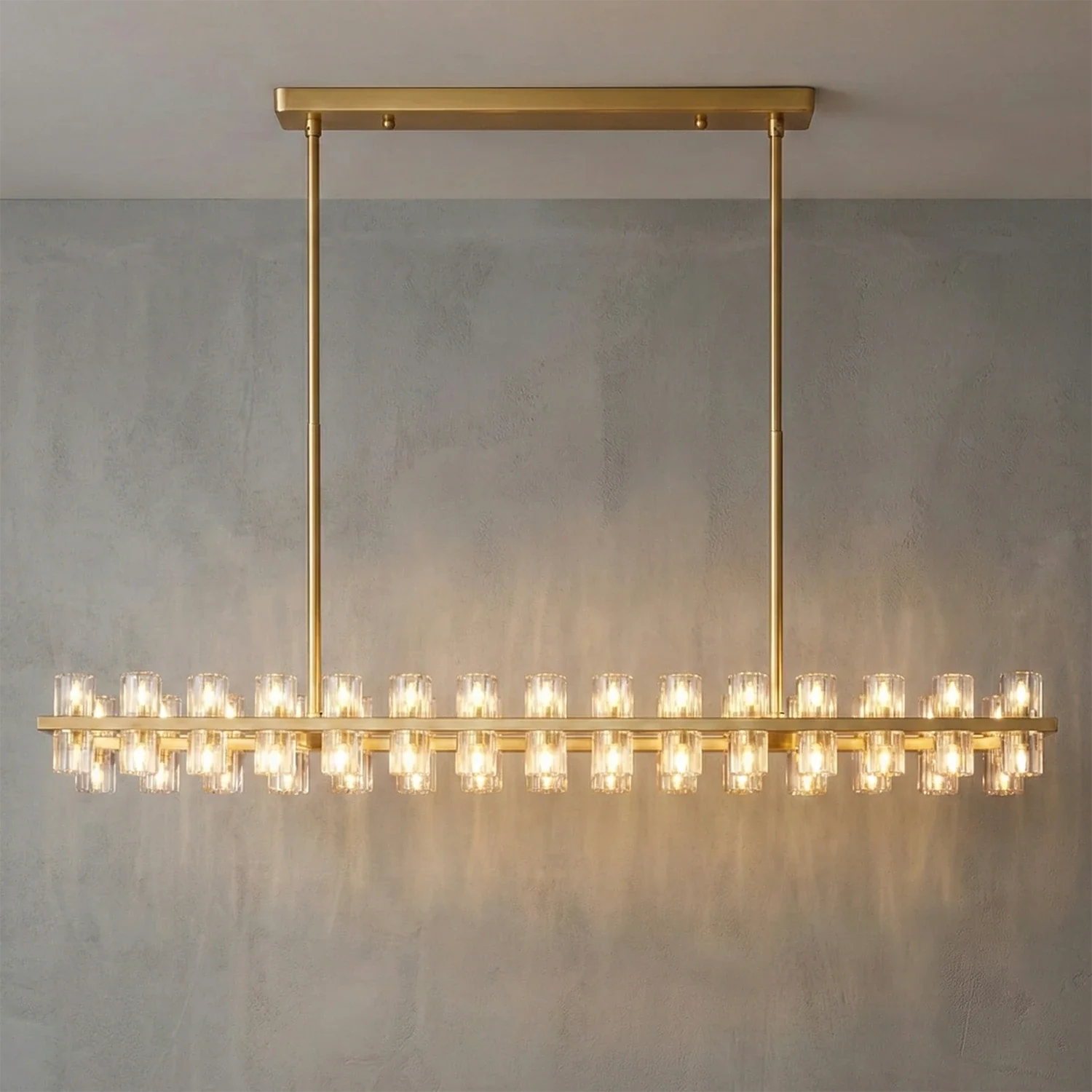 CrystalRay Linear Chandelier Series