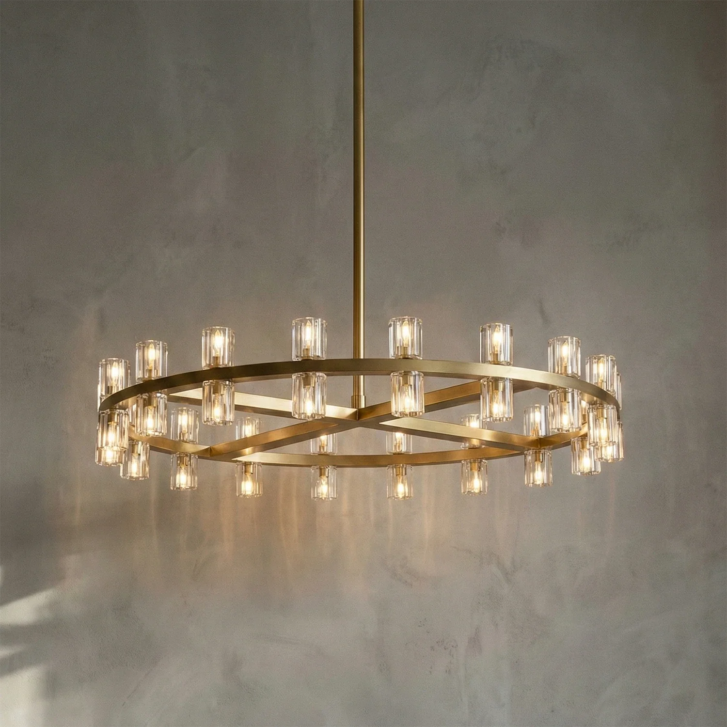 CrystalRay Linear Chandelier Series