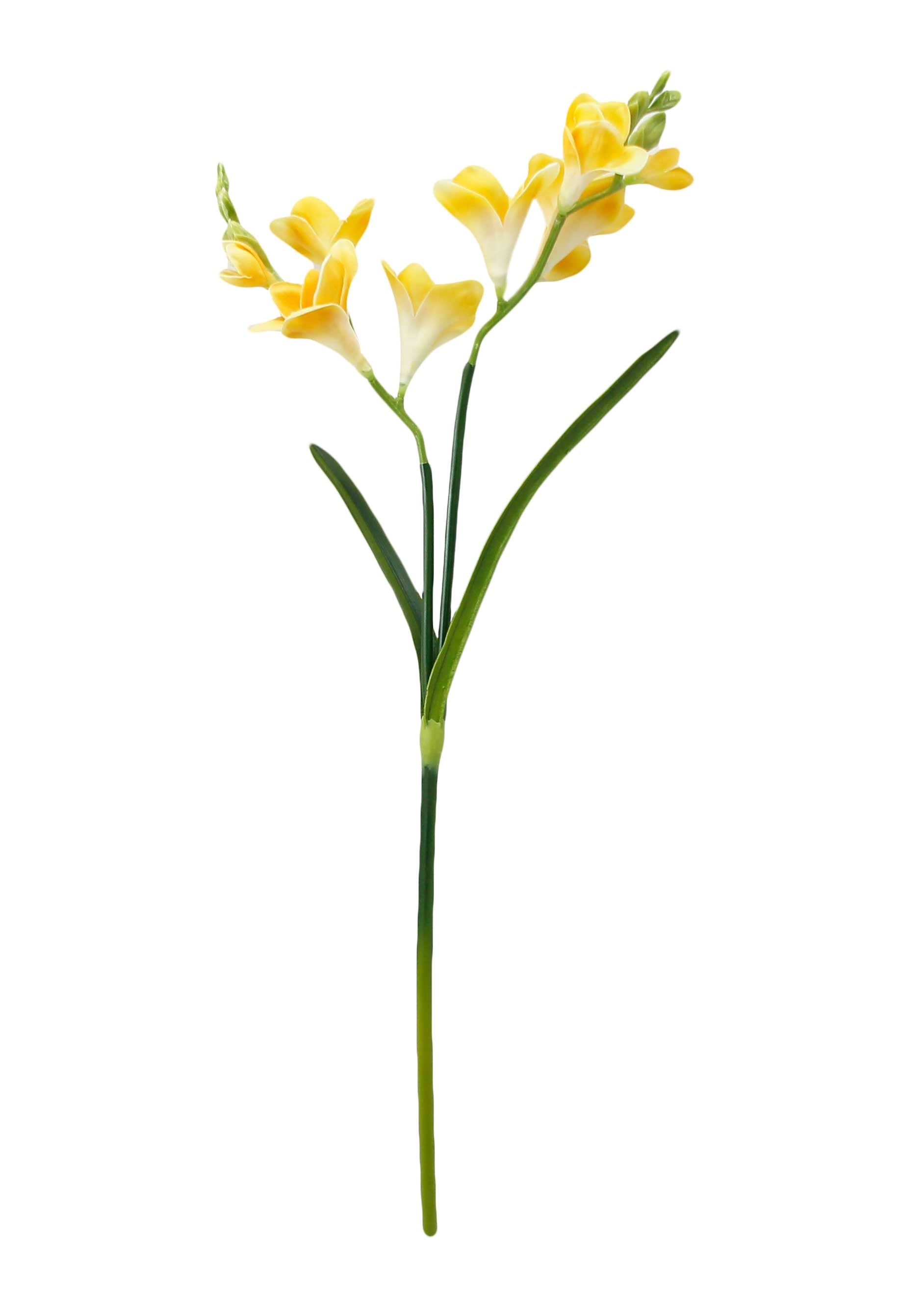 20" Lifelike Soft Real Touch Artificial Freesia-2 sprays: Pure Purple