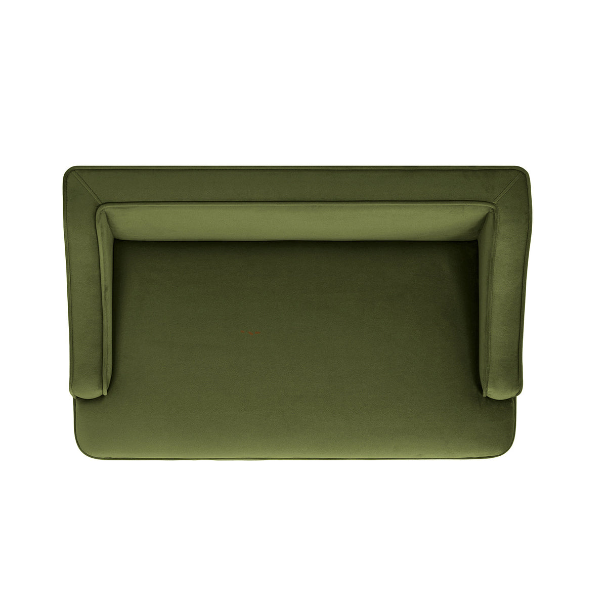 Duchess 33' Medium Princess Pet Bed Sofa with Fringe Skirt, Olive Green Velvet