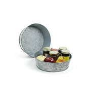Round Galvanized Tub with No Handles