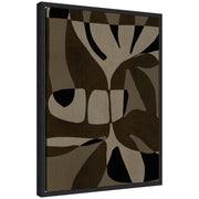 Sylvie Contour 2 Framed Canvas by Shatha Al Dafai