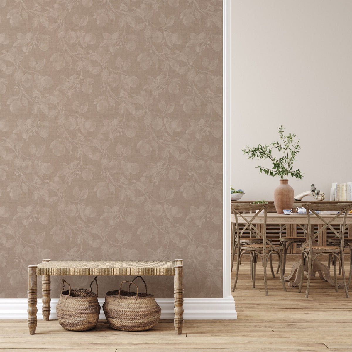 Monica's Orchard Wallpaper by Safari Natalia x Taddy Mikelaites