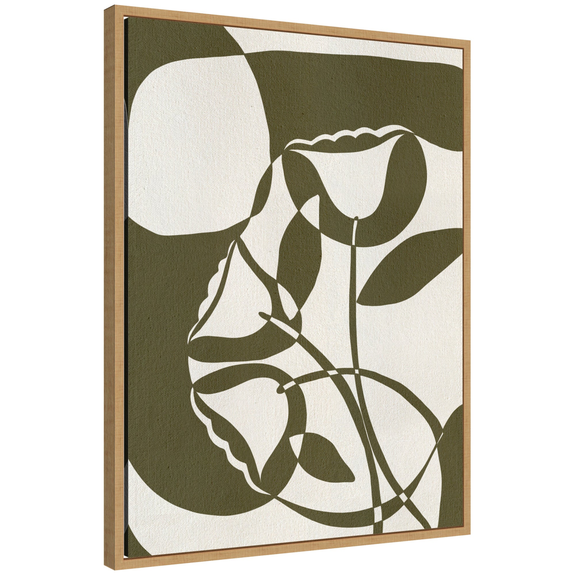 Sylvie Bound by Beauty 9 Framed Canvas by Shatha Al Dafai
