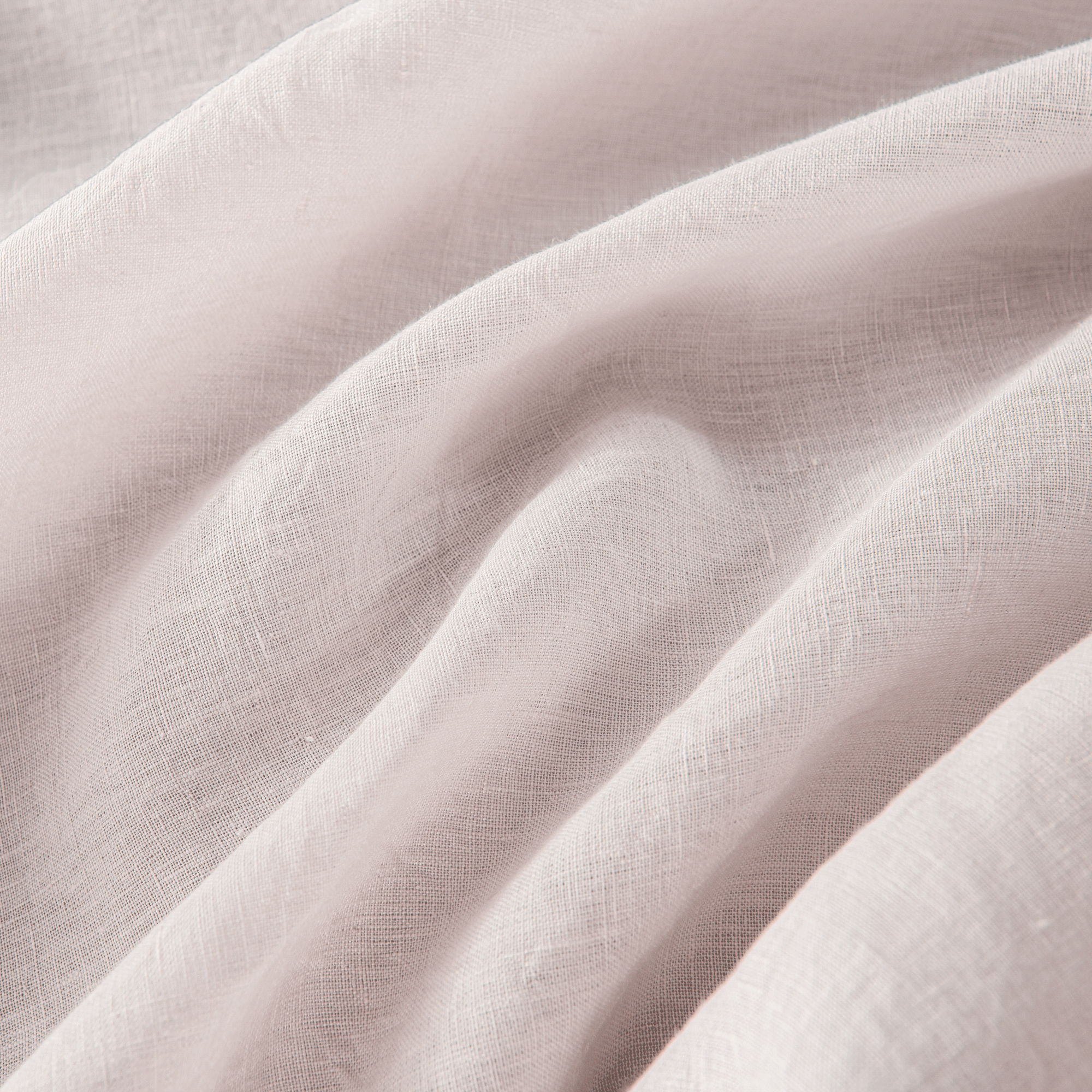 Tara High-Quality Fine Linen Pillow Sham: Greige / King 20"x36"