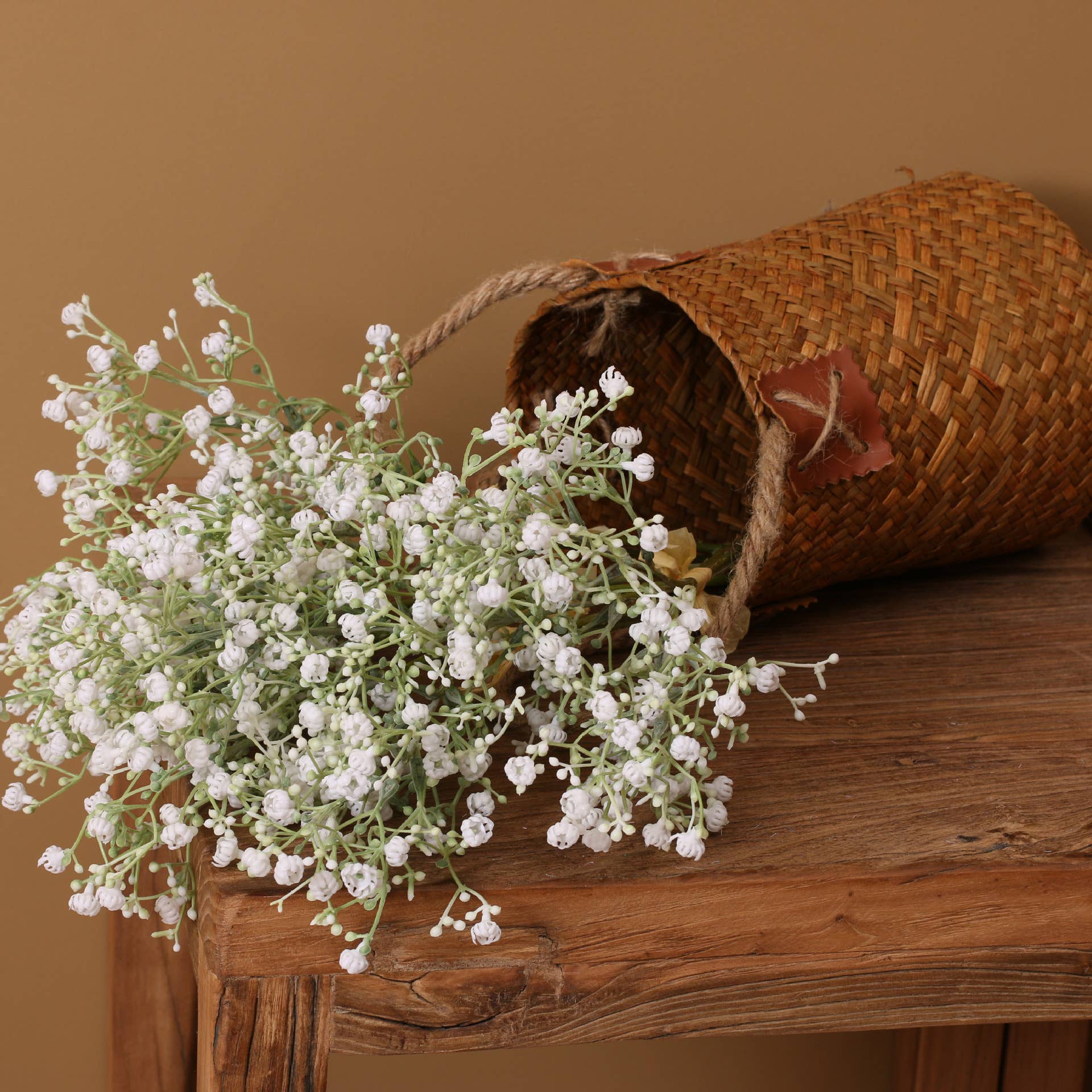 Pack of 5 stems-real touch baby's breath bundle