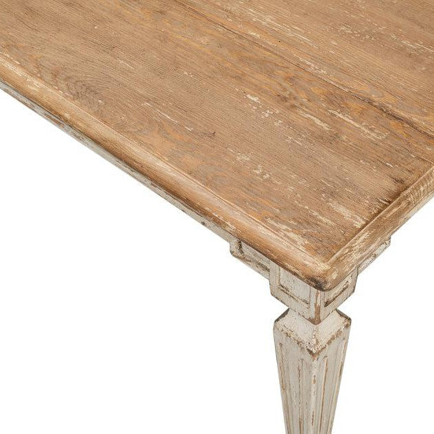 Elise Dining Table, Grey - White Glove Included