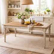 Elise Dining Table, Grey - White Glove Included