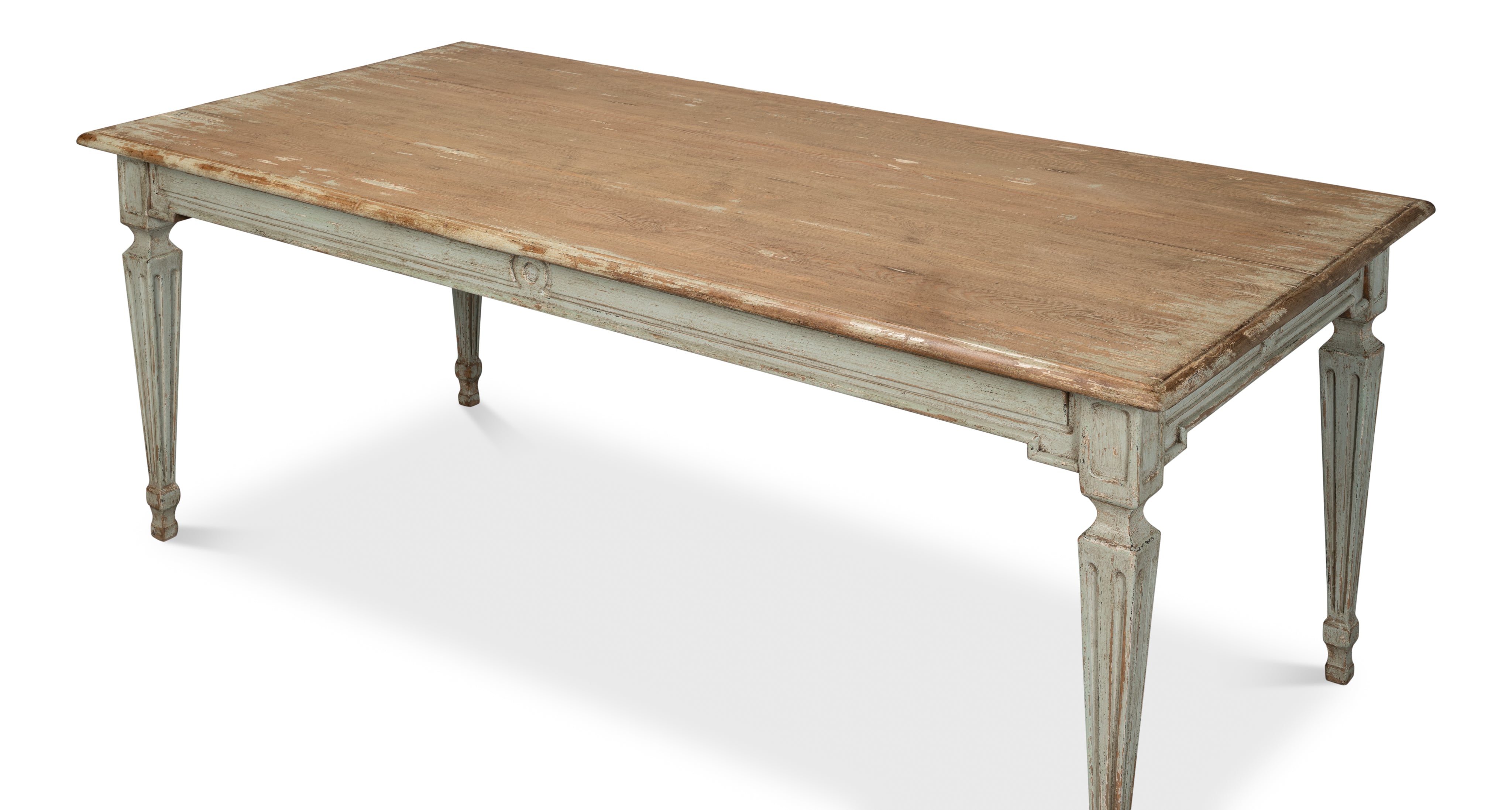 Elise Dining Table, Sage - White Glove Included