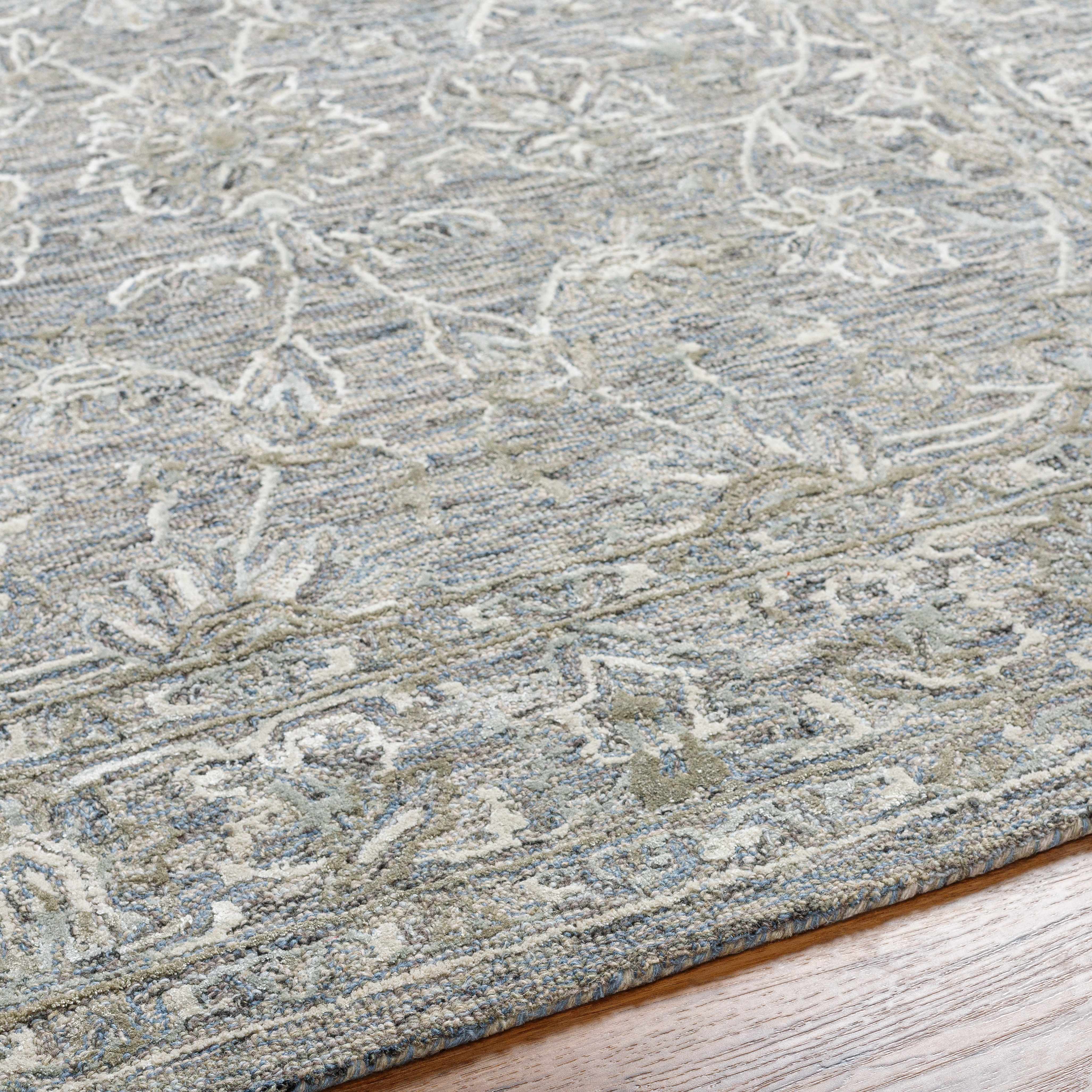 Eriline Wool & Faux Silk Rug