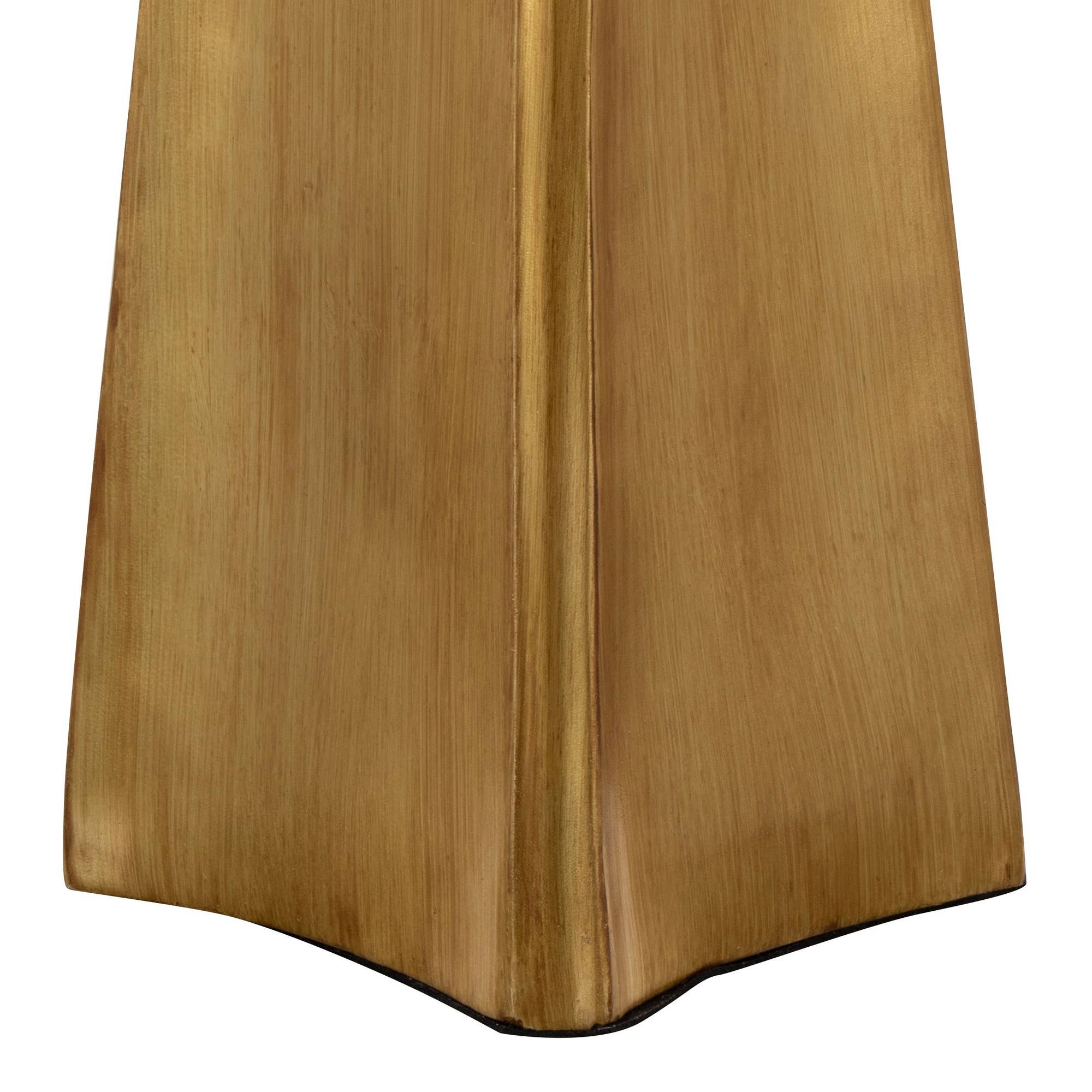 Pompeii 29" Polyresin Table Lamp: Gold Poyresin, White Linen