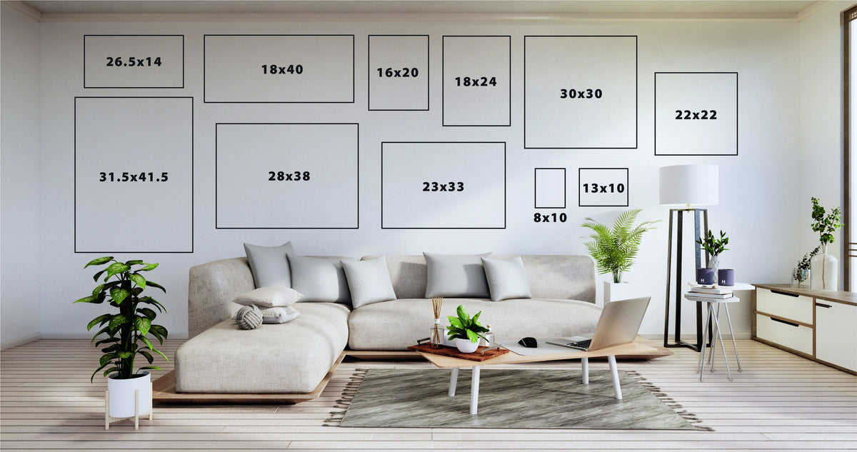 Sylvie Abstract Blue and Gray Earth Tone Botanical Framed Canvas Art Set by The Creative Bunch Studio