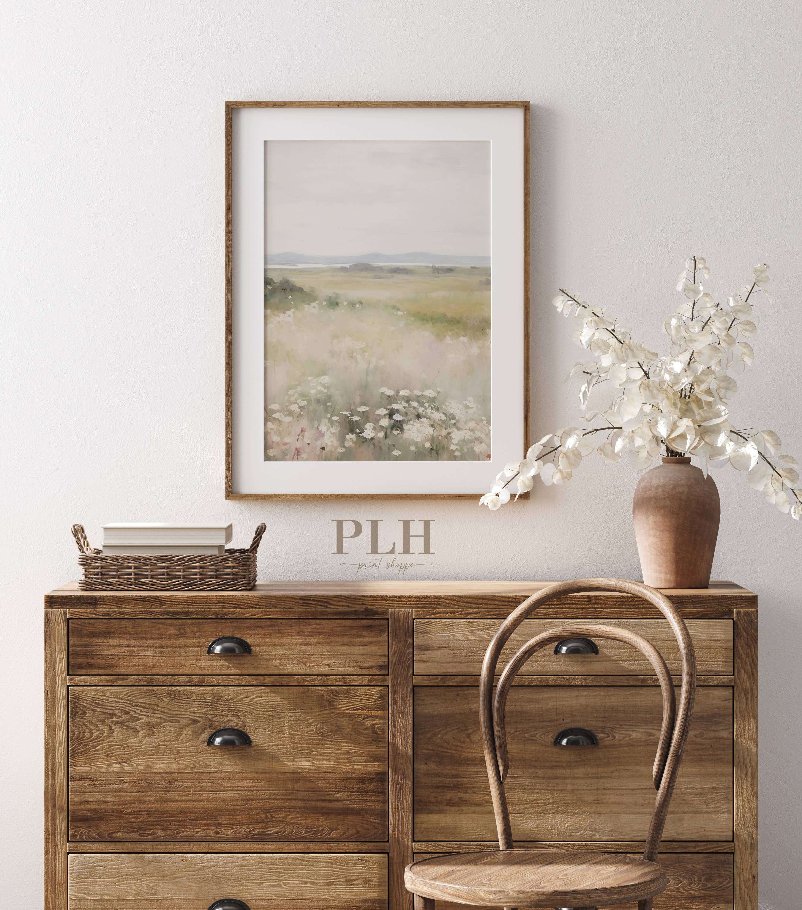 Spring Landscape Premium Quality Art Print: 8" x 10" - Frame Option