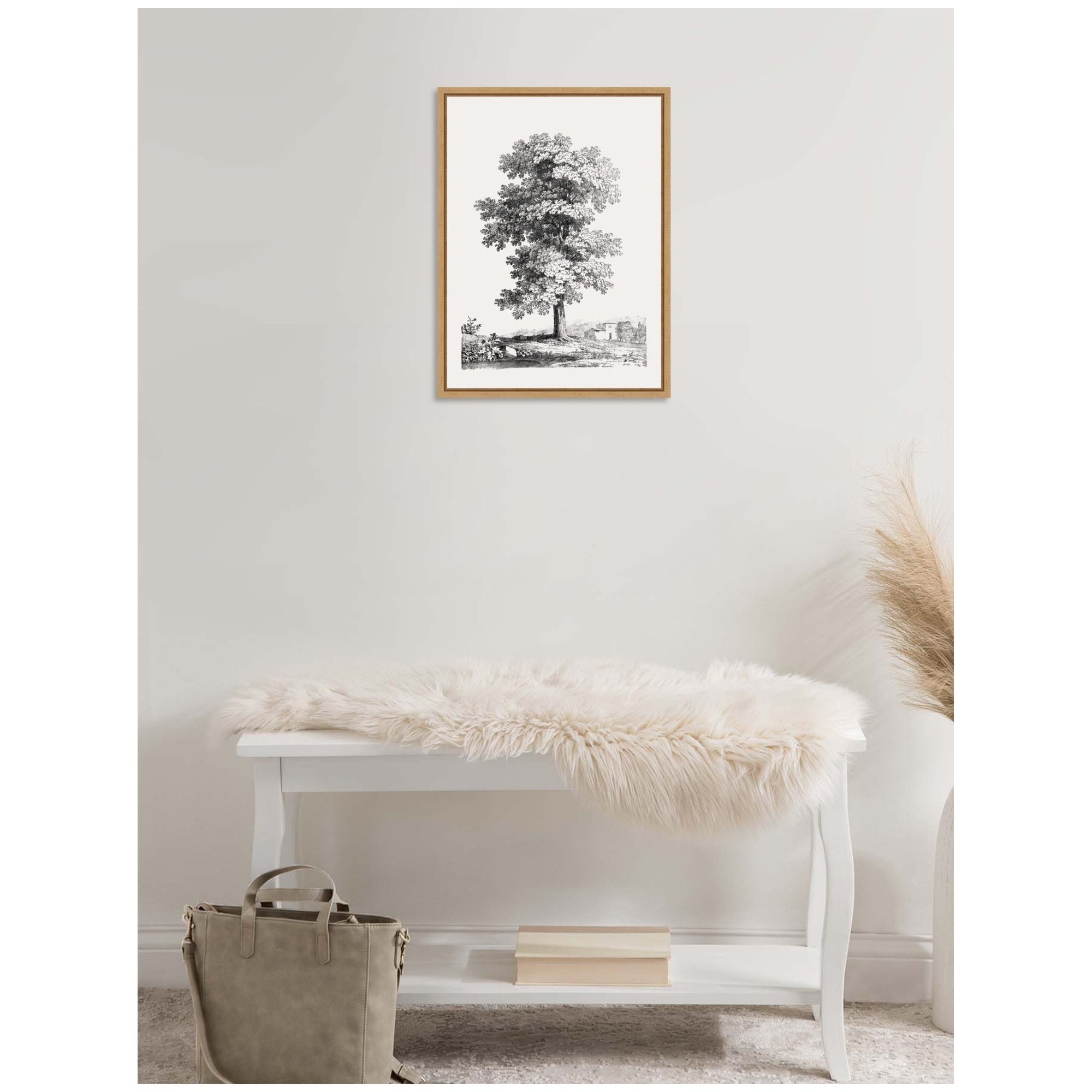 Sylvie Jean Victor Bertin Study of a Tree 1816 Framed Canvas by The Art Institute of Chicago