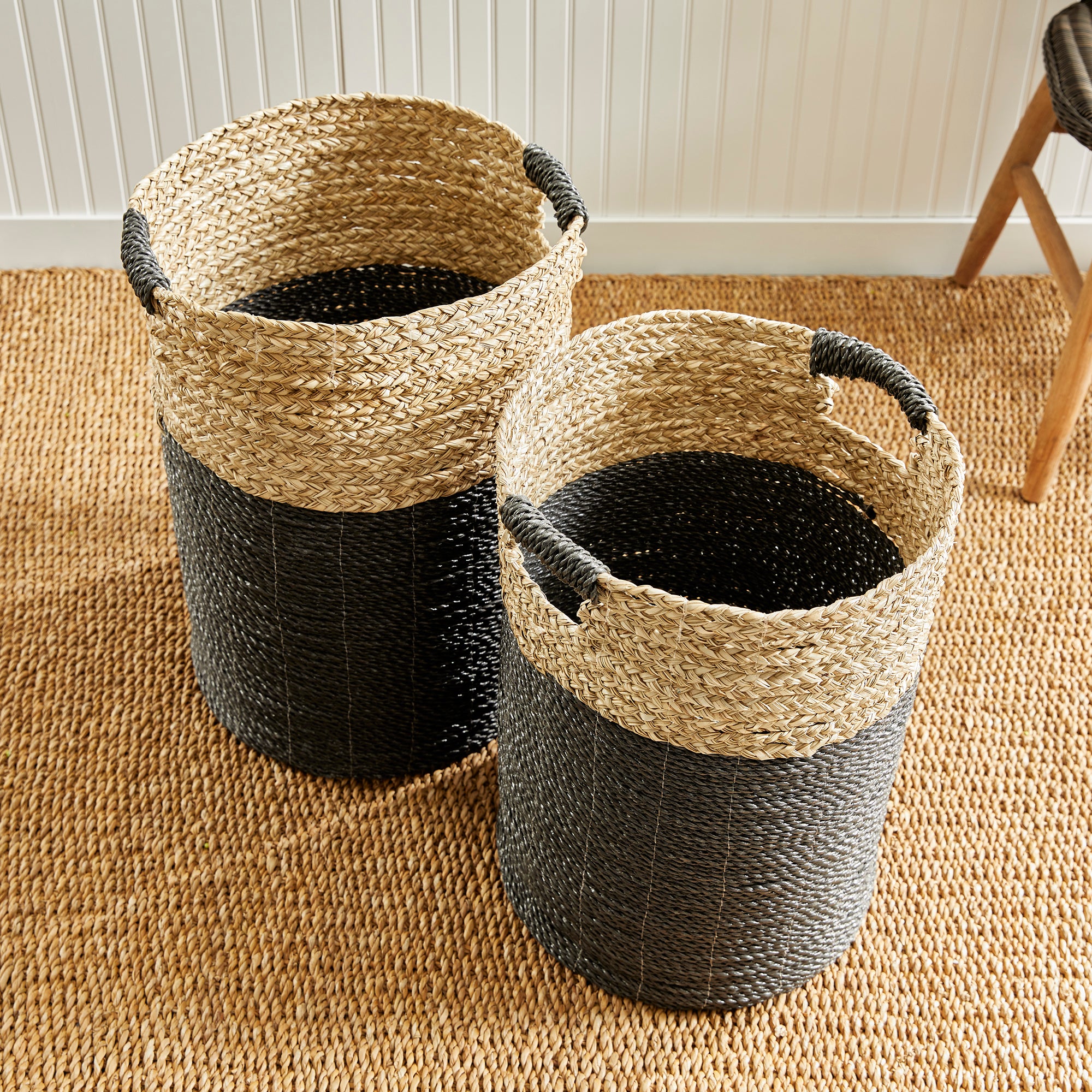 MADURA HAMPER BASKETS, SET OF 2