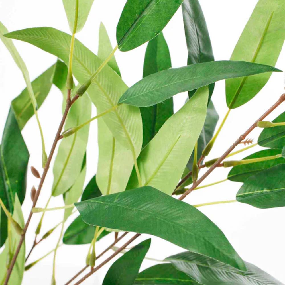 40"Artificial Eucalyptus Leaves-3 sprays-2 colors: Green