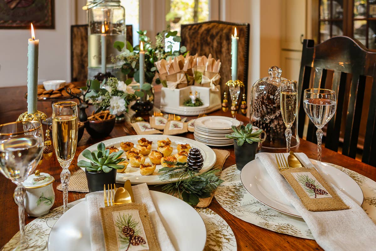 Pine Cone Patch - Flatware Pouch