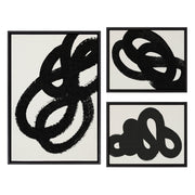 Sylvie Black Path, Follow the Path and This Way Framed Canvas by Rocket Jack