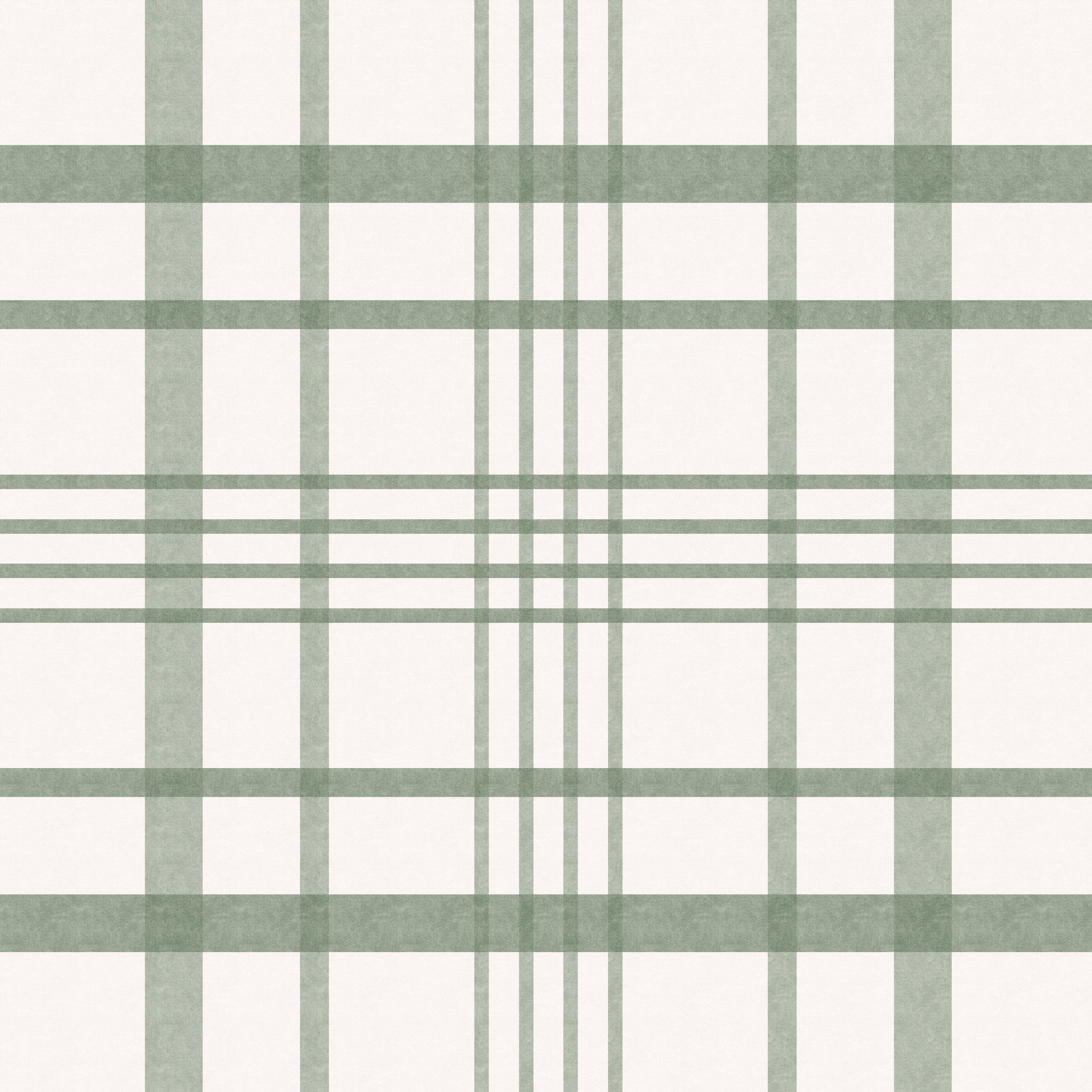 Ashford Plaid (Green) Wallpaper