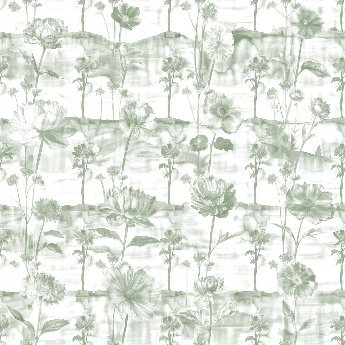 Lavina (Green) Wallpaper