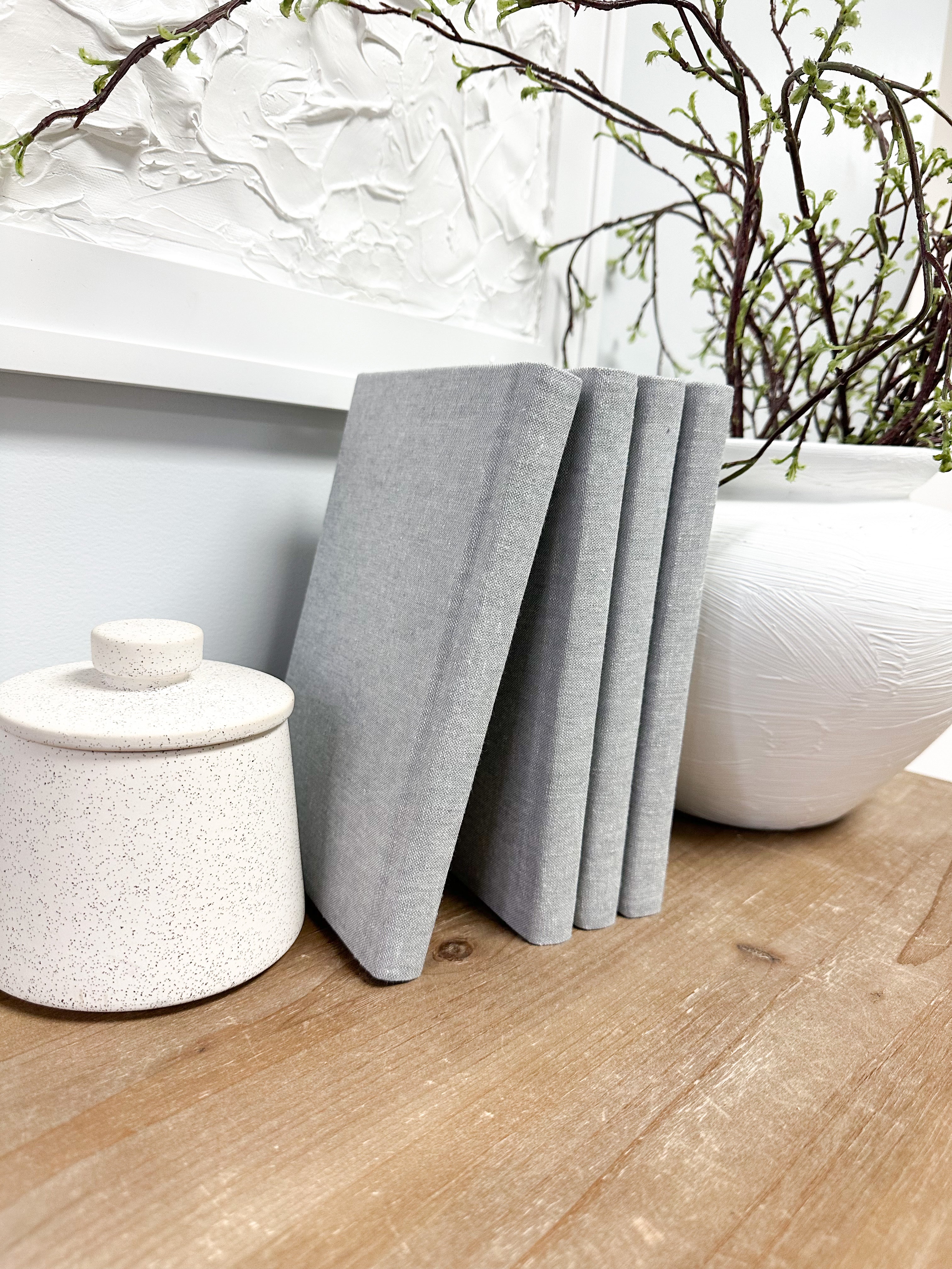 Skinny Fabric Covered Books