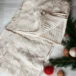 Sweater Like Vegan Cotton Throws