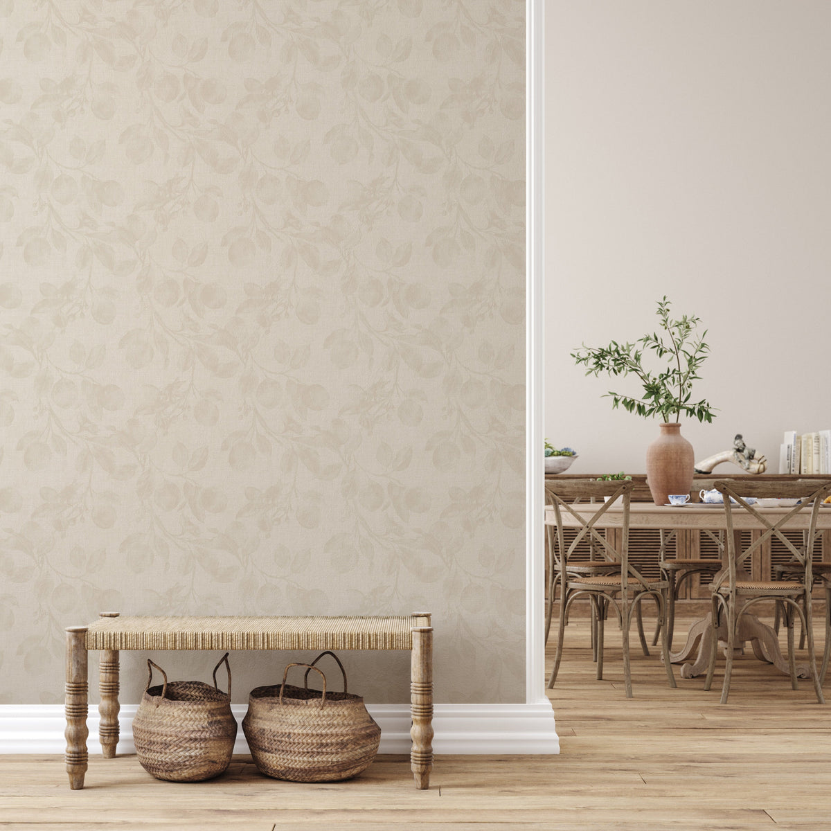 Monica's Orchard Wallpaper by Safari Natalia x Taddy Mikelaites
