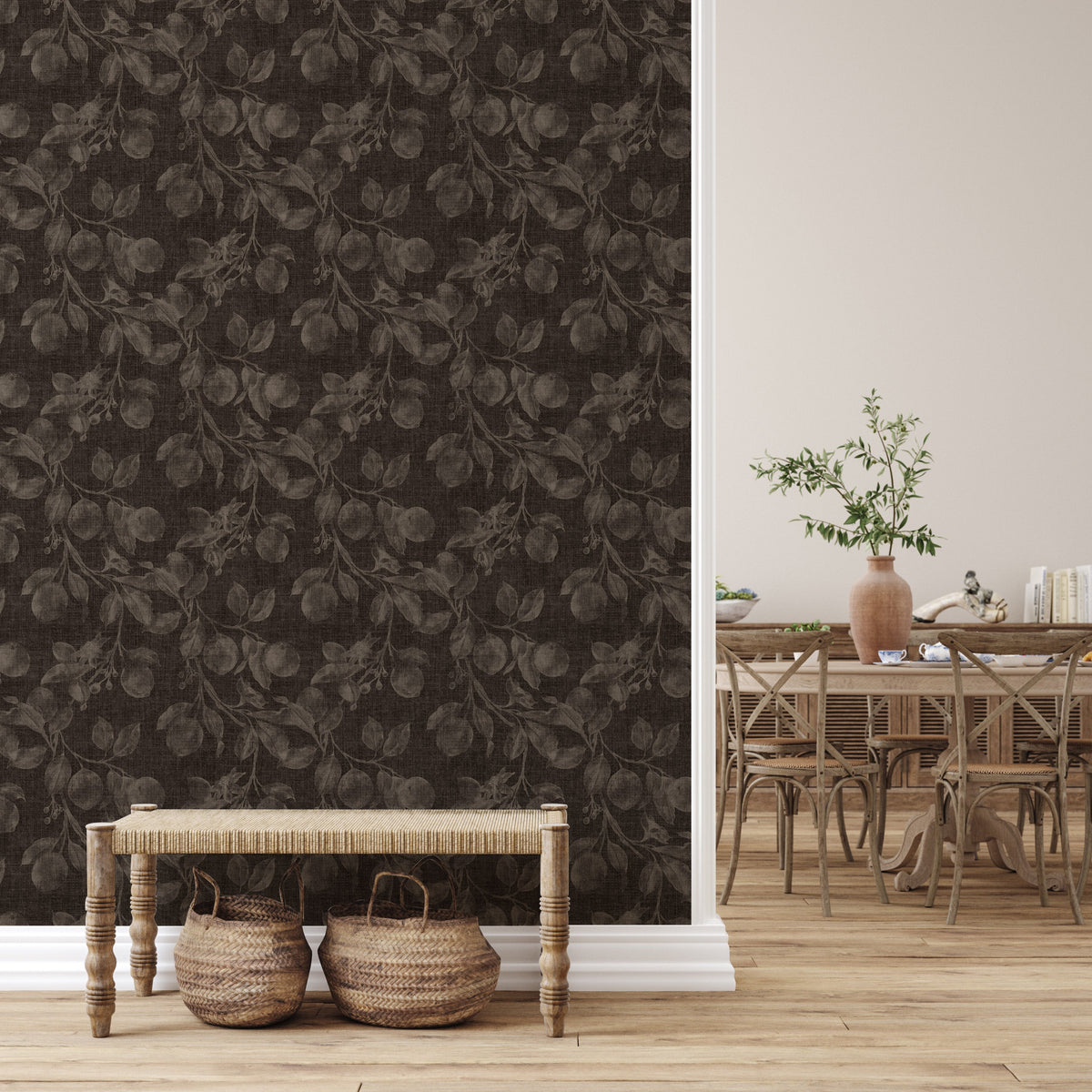 Monica's Orchard Wallpaper by Safari Natalia x Taddy Mikelaites