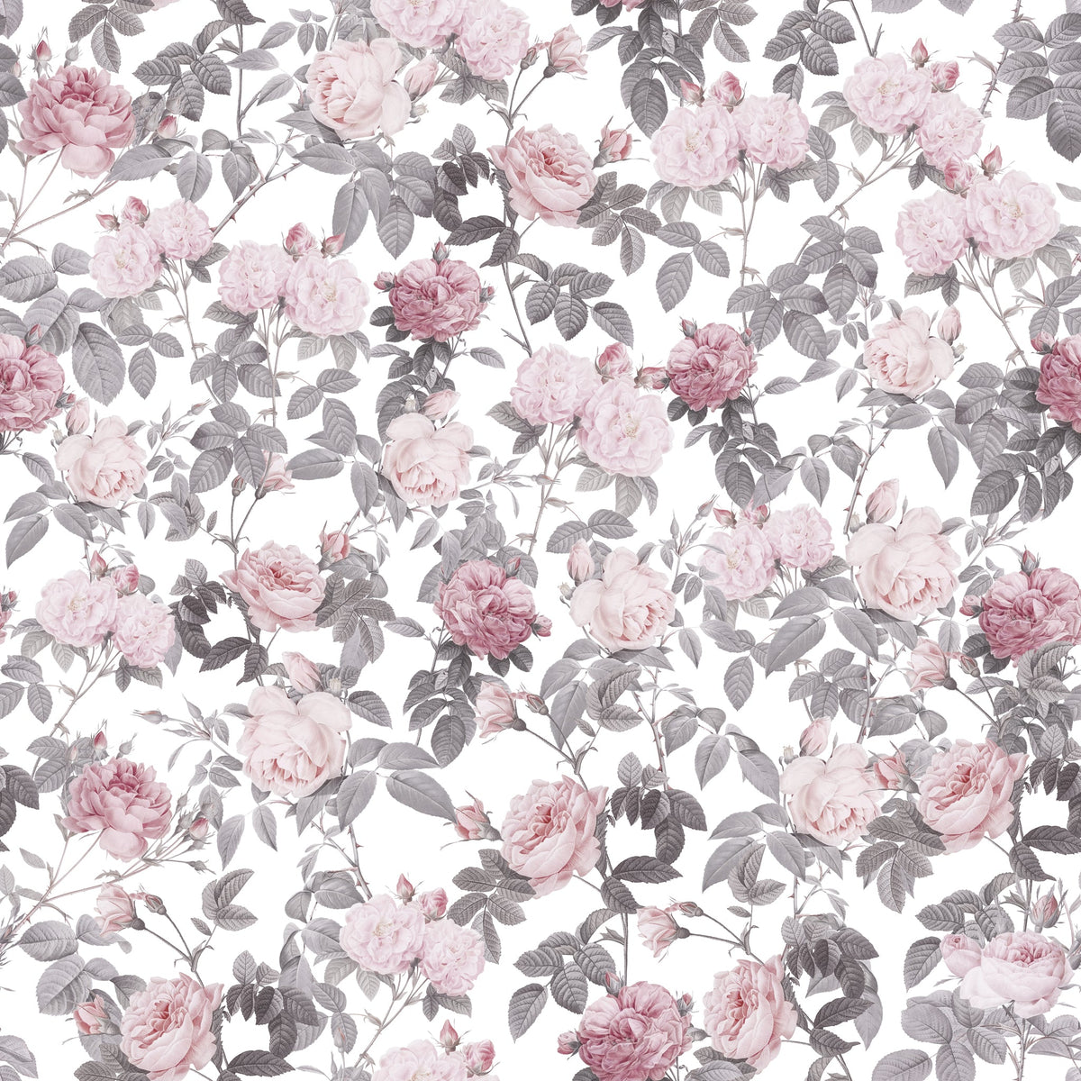 Secret Garden (White) Wallpaper