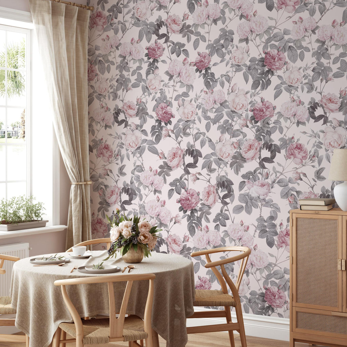 Secret Garden (Pink) Wallpaper
