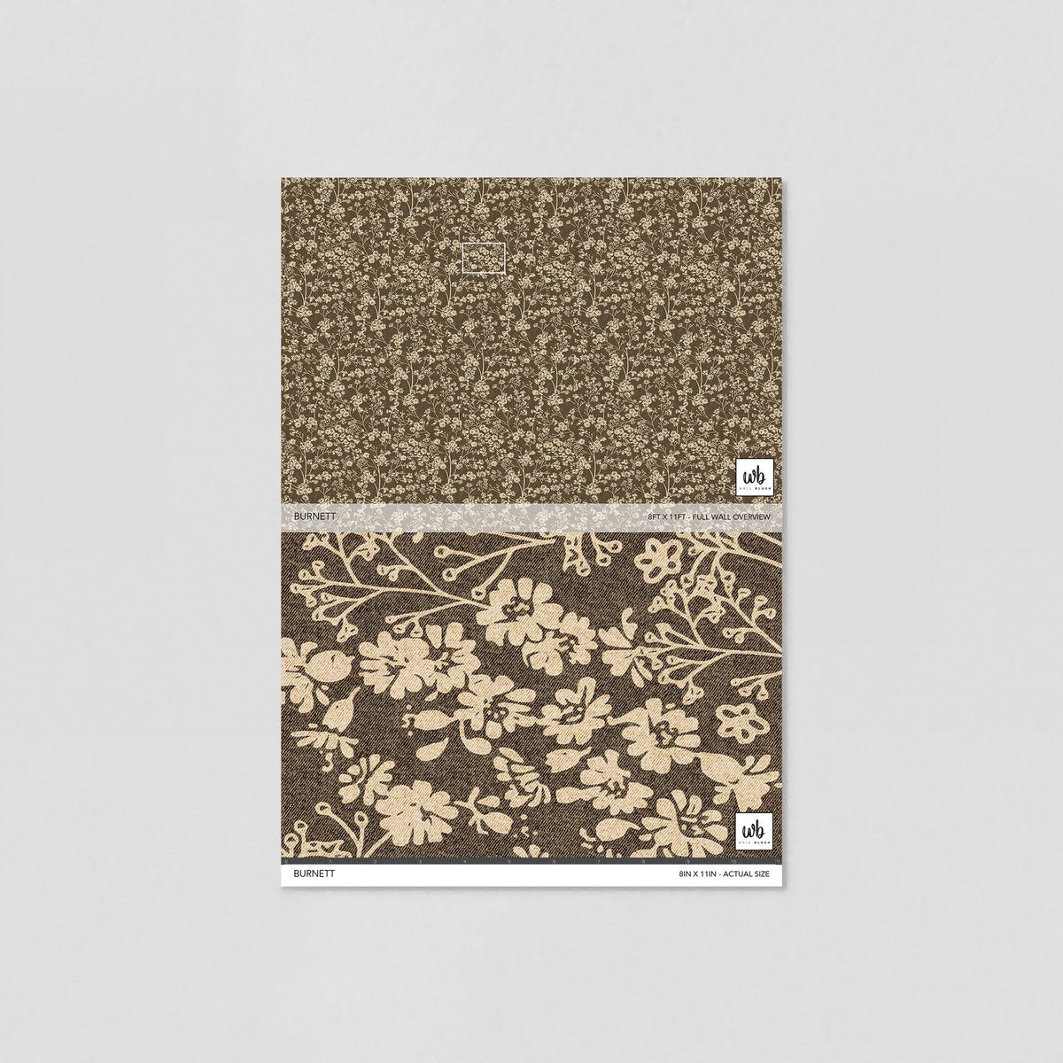 Burnett Wallpaper - 18 FT H X 12.5 FT W LUXE P&S