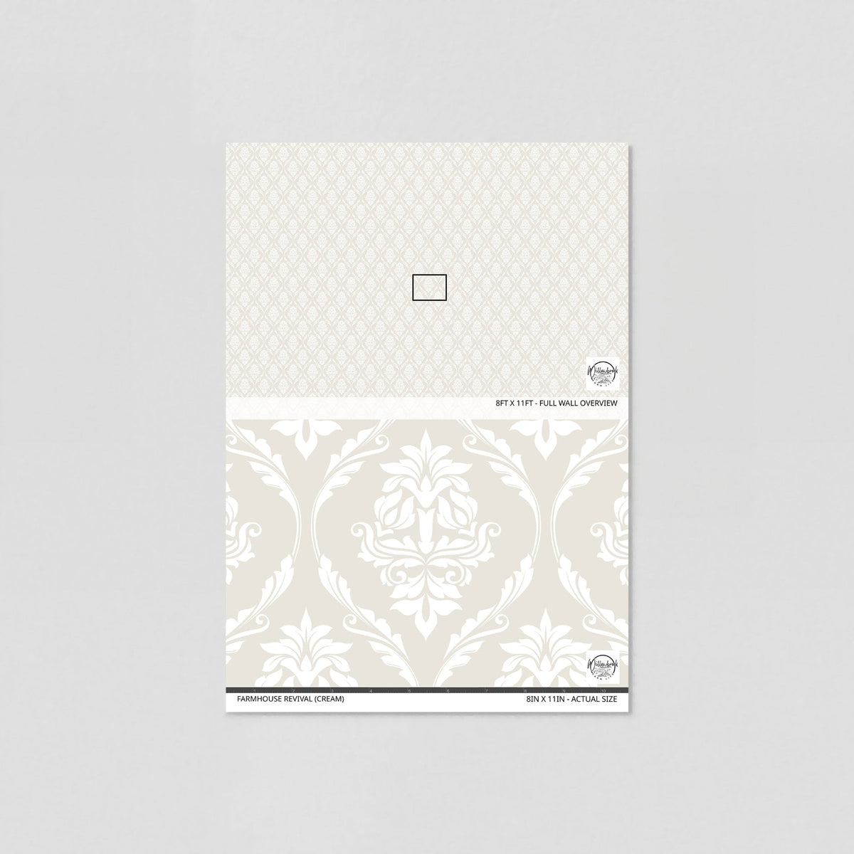 Farmhouse Revival (Cream) Wallpaper