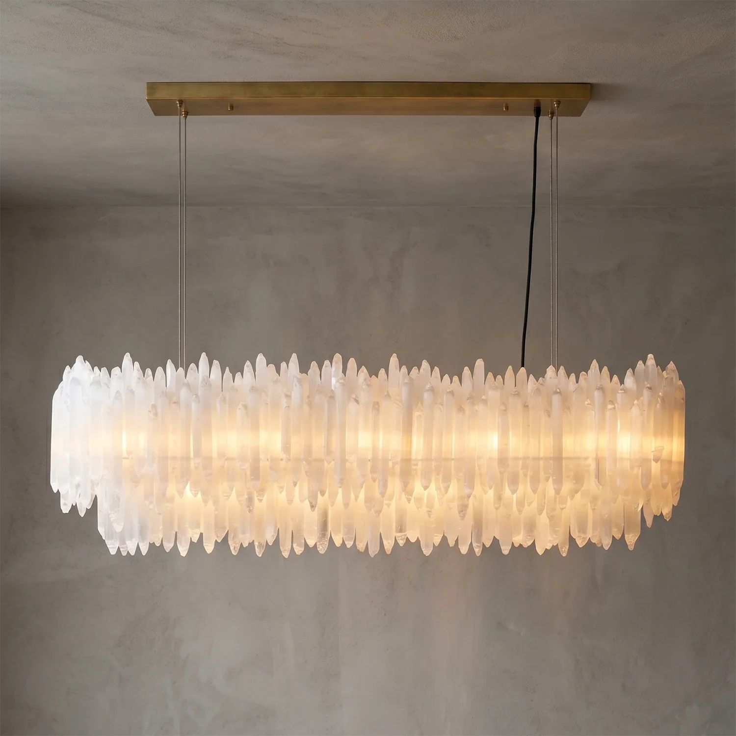 Selenite Layer Pendant Light