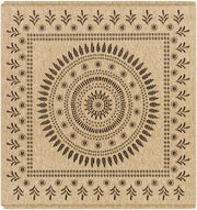 Beata Round Faux Jute Outdoor Rug - Clearance