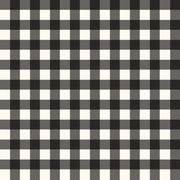 Willowside Gingham (Black) Wallpaper