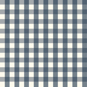 Willowside Gingham (Blue) Wallpaper