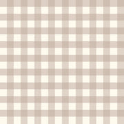 Willowside Gingham (Tan) Wallpaper