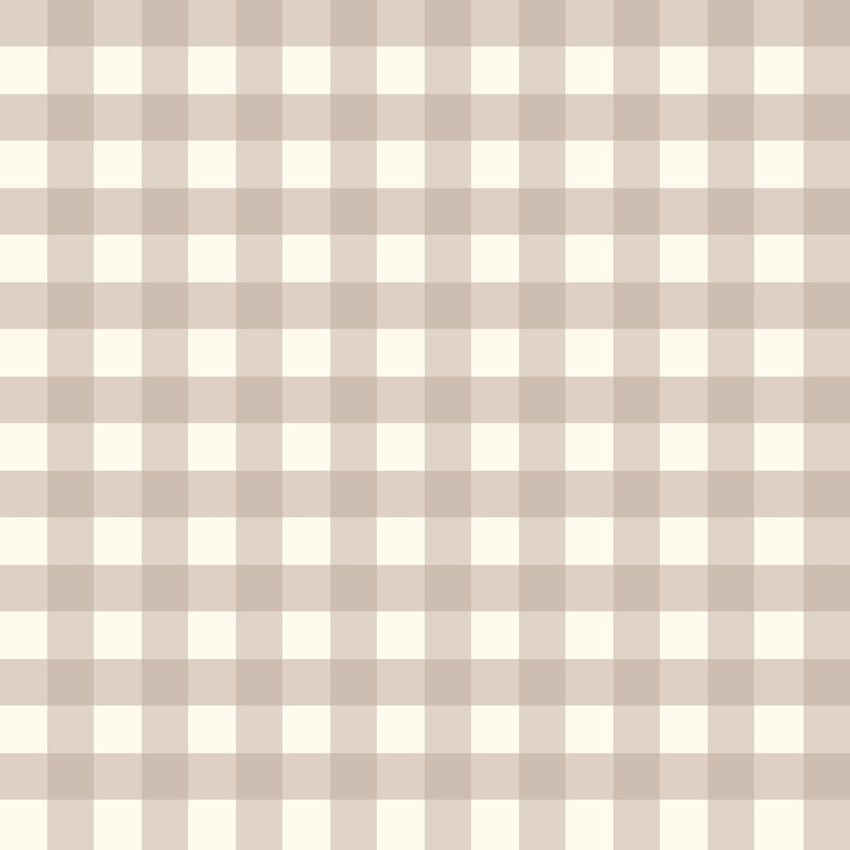 Willowside Gingham (Tan) Wallpaper