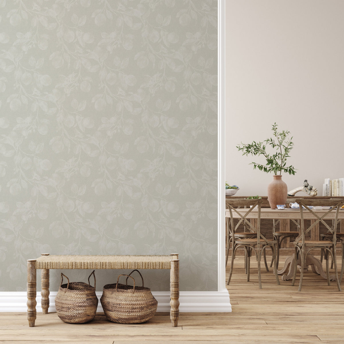 Monica's Orchard Wallpaper by Safari Natalia x Taddy Mikelaites