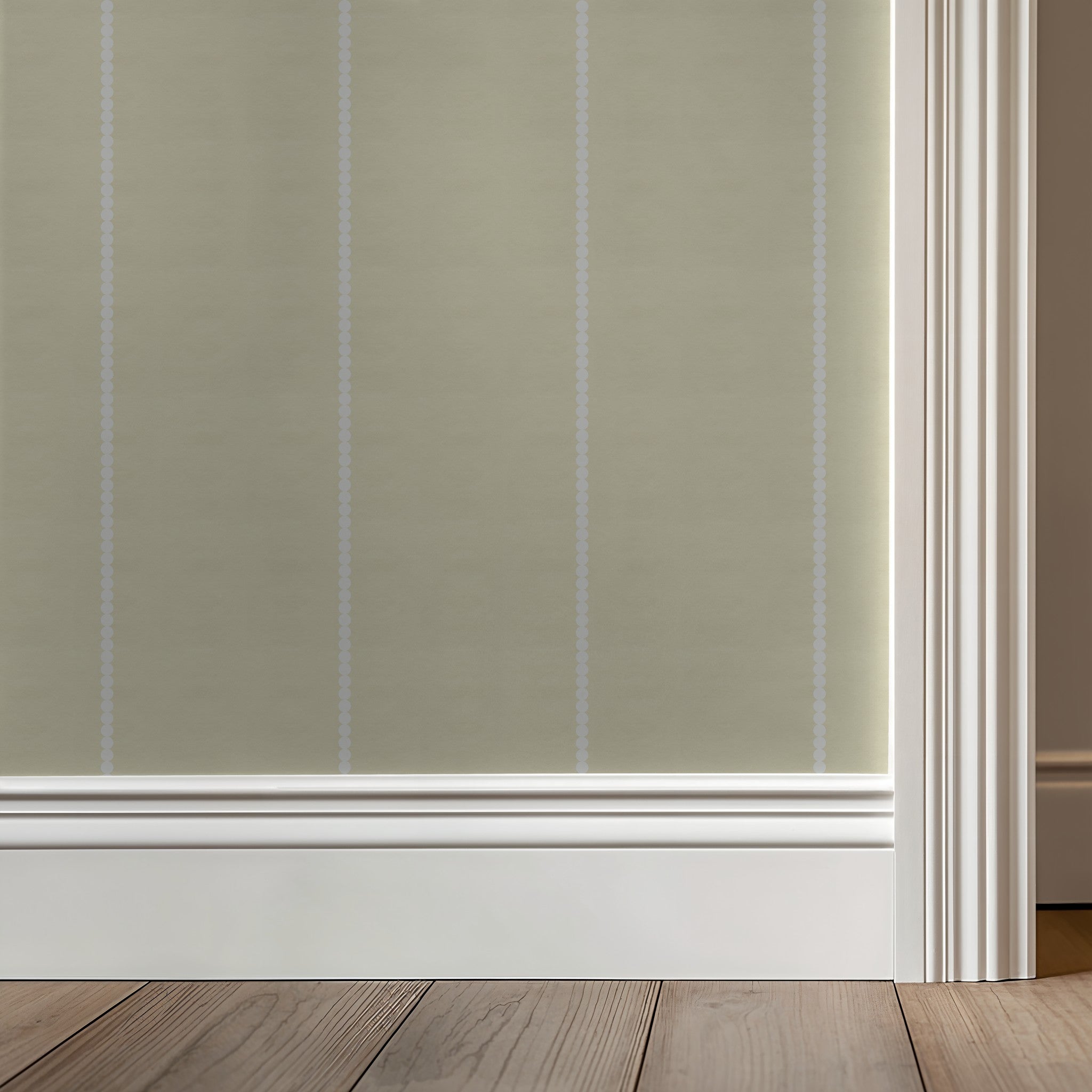 Pinstripe Dot (Yellow) Wallpaper