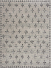 Tigris Swiss Cross Ivory&Gray Area Rug - Clearance