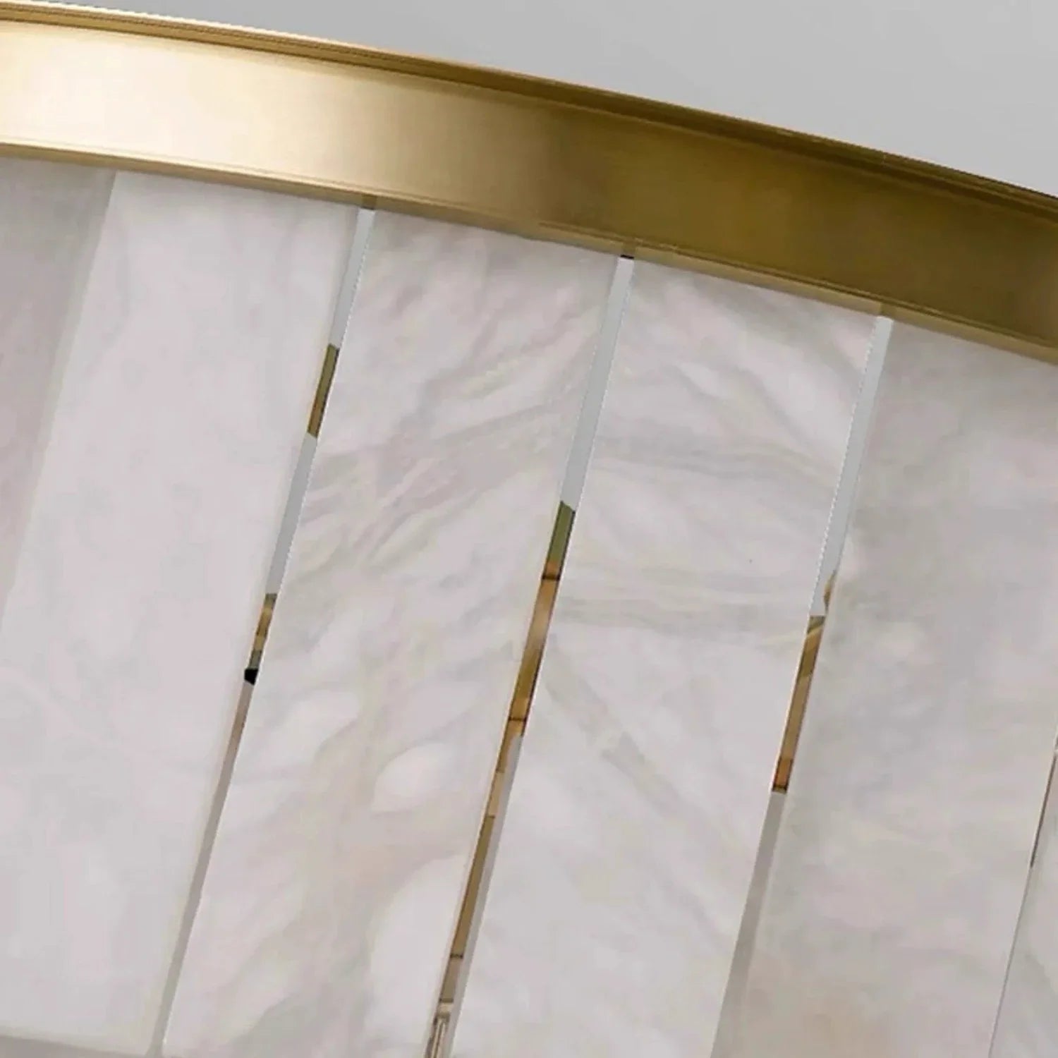 Tiered Natural Alabaster Chandelier