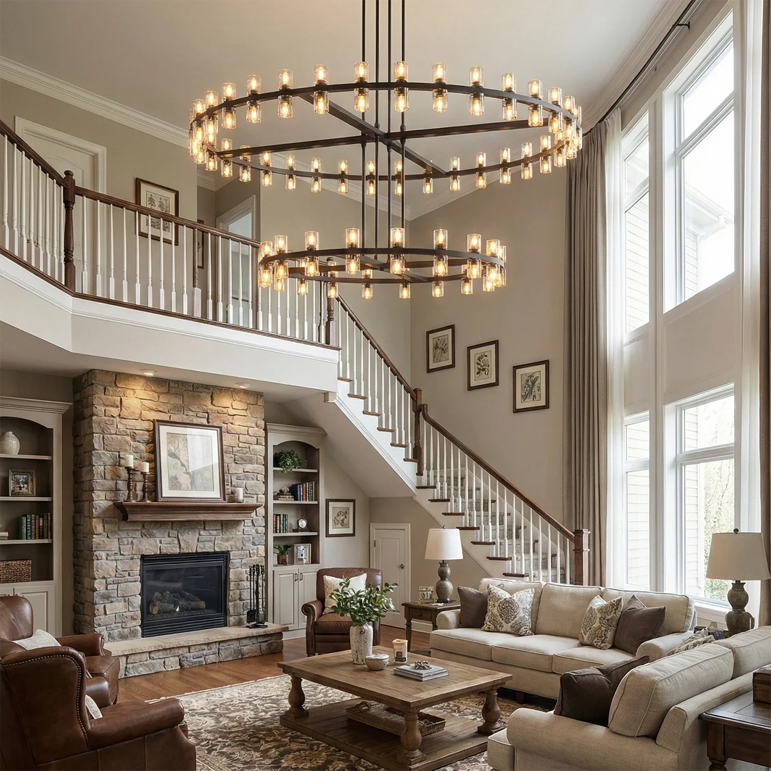 CrystalRay Linear Chandelier Series